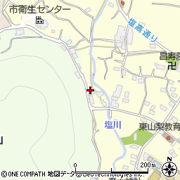 山梨県甲州市塩山千野3181周辺の地図