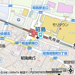 魚民 昭島南口駅前店周辺の地図
