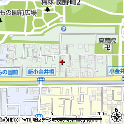 東京都小金井市関野町2丁目3-10周辺の地図
