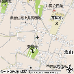 山梨県甲州市塩山上井尻680-3周辺の地図