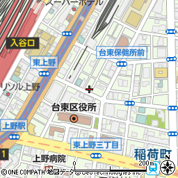 山久 上野店周辺の地図