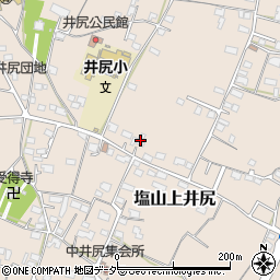 山梨県甲州市塩山上井尻1670周辺の地図