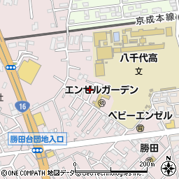 千葉県八千代市勝田台南1丁目10-4周辺の地図