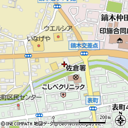 千葉県佐倉市鏑木町478-17周辺の地図