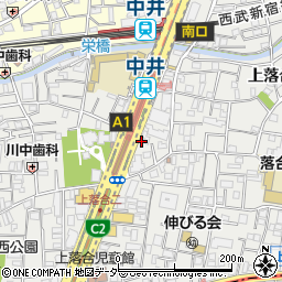 東京都新宿区上落合2丁目22-11周辺の地図