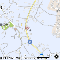 千葉県佐倉市生谷1390-2周辺の地図