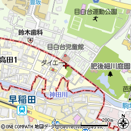 東京都豊島区高田1丁目2-9周辺の地図