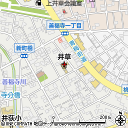 松峯学園井草幼稚園周辺の地図