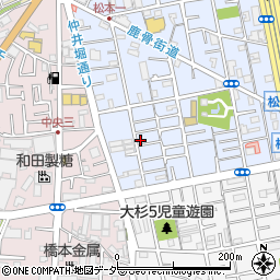 東京都江戸川区松本1丁目5-6周辺の地図