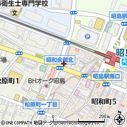 大黒屋質昭島南口店周辺の地図