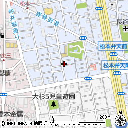 東京都江戸川区松本1丁目9-23周辺の地図