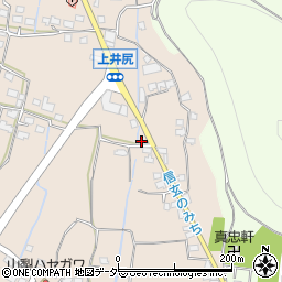 山梨県甲州市塩山上井尻1303周辺の地図