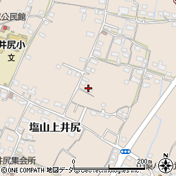 山梨県甲州市塩山上井尻1586周辺の地図