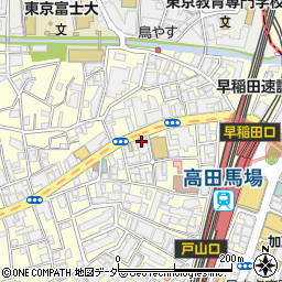 バトロコ・高田馬場周辺の地図
