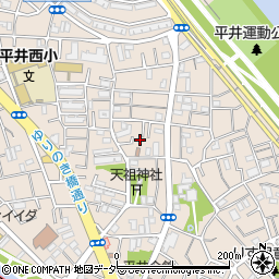 東京都江戸川区平井7丁目29周辺の地図