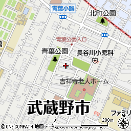東京都武蔵野市吉祥寺北町2丁目14周辺の地図