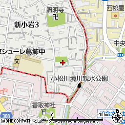 東京都葛飾区新小岩3丁目27-30周辺の地図