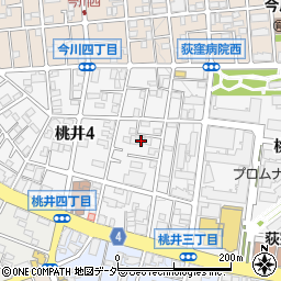 コンフォート桃井周辺の地図