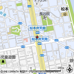 東京都江戸川区松本1丁目40周辺の地図