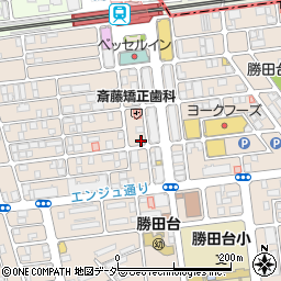クオール薬局勝田台店周辺の地図