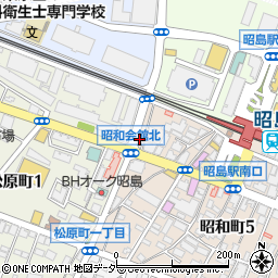 エコメッセ水・緑・木地　昭島店周辺の地図