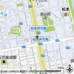 松本弁天周辺の地図