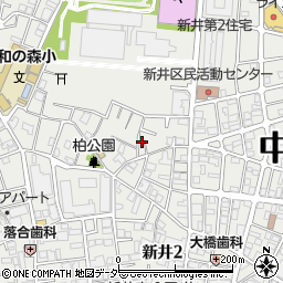 東京都中野区新井3丁目18-7周辺の地図
