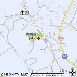 千葉県佐倉市生谷533周辺の地図