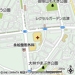 ナビパークマルエツ新志津店第１駐車場周辺の地図
