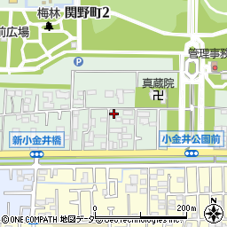 東京都小金井市関野町2丁目2-9周辺の地図