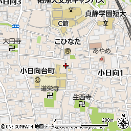 東京都文京区小日向周辺の地図