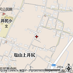 山梨県甲州市塩山上井尻1585周辺の地図