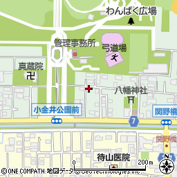 東京都小金井市関野町1丁目6-13周辺の地図