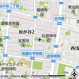 矢先稲荷神社周辺の地図