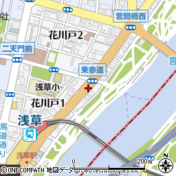花川戸周辺の地図