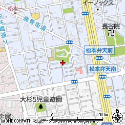 東京都江戸川区松本1丁目9-19周辺の地図