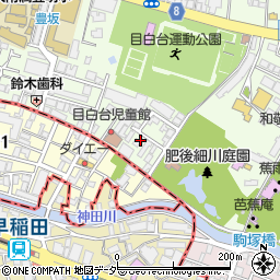 東京都文京区目白台1丁目4周辺の地図