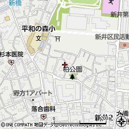 東京都中野区新井3丁目25-10周辺の地図