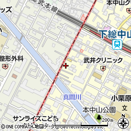 千葉県船橋市本中山3丁目24-15周辺の地図