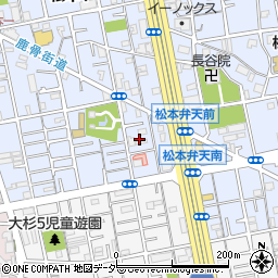 東京都江戸川区松本1丁目11周辺の地図