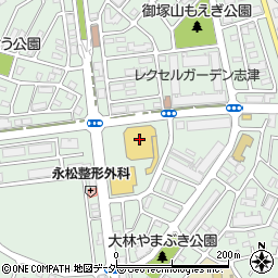 マルエツ新志津店周辺の地図