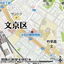 ゆうちょ銀行小石川店周辺の地図