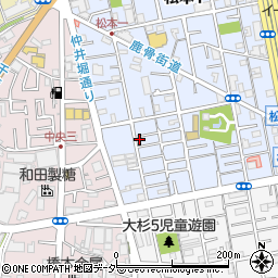 東京都江戸川区松本1丁目5-8周辺の地図