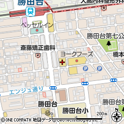 ＴＳＵＴＡＹＡ勝田台店周辺の地図