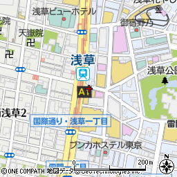デリカぱくぱく浅草店周辺の地図