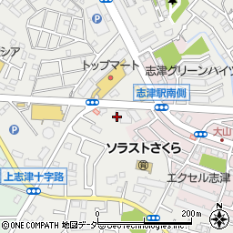 ドコモショップ　佐倉志津店周辺の地図