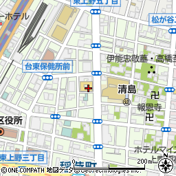 中銀東上野マンシオン周辺の地図