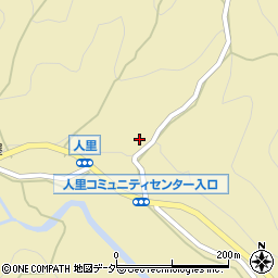 東京都西多摩郡檜原村人里周辺の地図