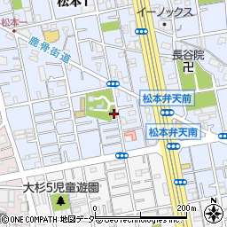 東京都江戸川区松本1丁目9-15周辺の地図