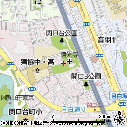 東京都文京区関口3丁目9周辺の地図